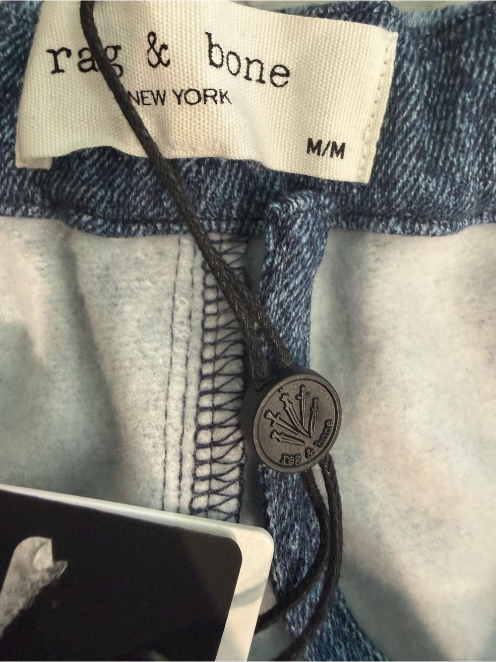 Rag & Bone Miramar NWT Fleece Terry Jordan Pant Drawstring Sweatpant Jeans Sz M - Picture 11 of 13